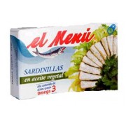 Sardinilla Aceite Vegetal. 90 gr Estuchado.